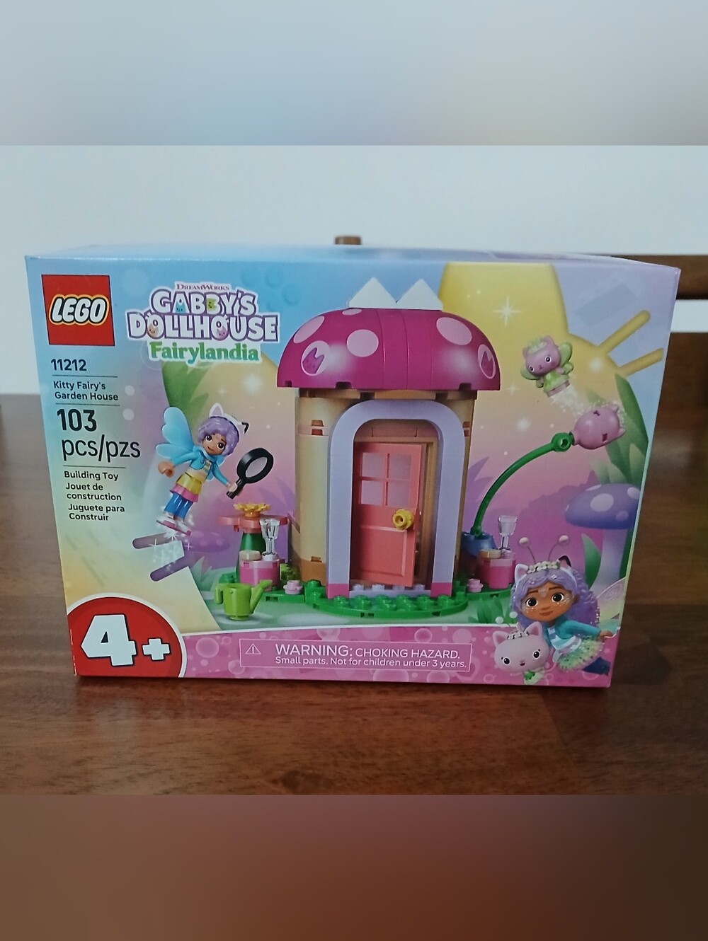 LEGO Gabby's Dollhouse Fairylandia Kitty Fairy's Garden House NWT Ages 4+ 103 Pc
